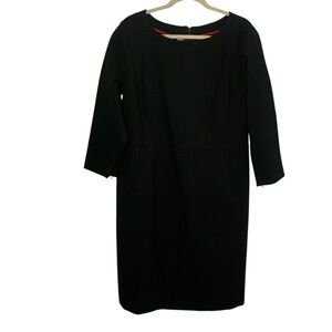 SPANX Women’s 1X Classic Black Long Sleeve Career Figure Flattering Dress